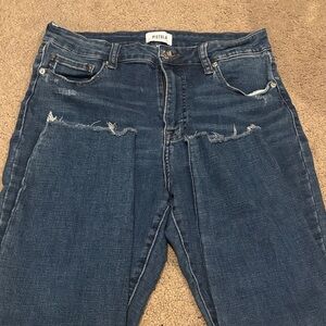 Pistola Dark Blue Distressed Jeans